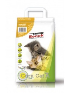 Certech Żwirek dla kota Super Benek Corn Naturalny 14l