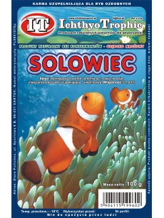 IchthyoTrophic Pokarm mrożony Solowiec Artemia 100g 