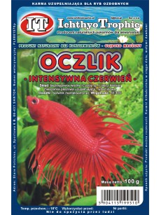 IchthyoTrophic Pokarm mrożony Oczlik Cyklop Czerwony 100g 