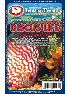 IchthyoTrophic Pokarm mrożony Discus Life Warzywa 100g 