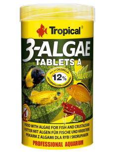Tropical Pokarm dla ryb 3-Algae tablets A 50ml