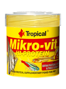 Tropical Pokarm dla ryb Mikrovit Hi-protein 50ml