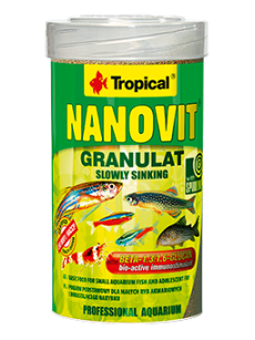 Tropical Pokarm dla ryb Nanovit granulat 100ml